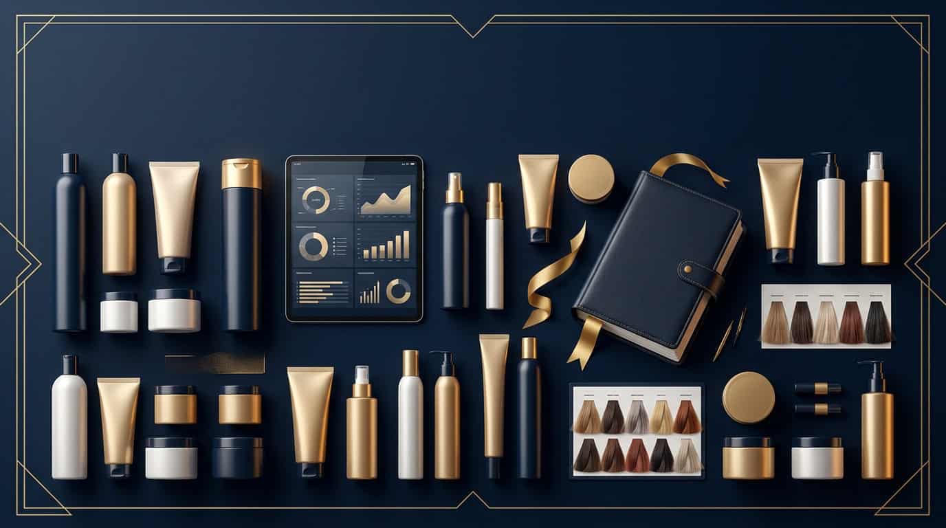 Guia completo sobre a distribuição de produtos profissionais para cabelos.